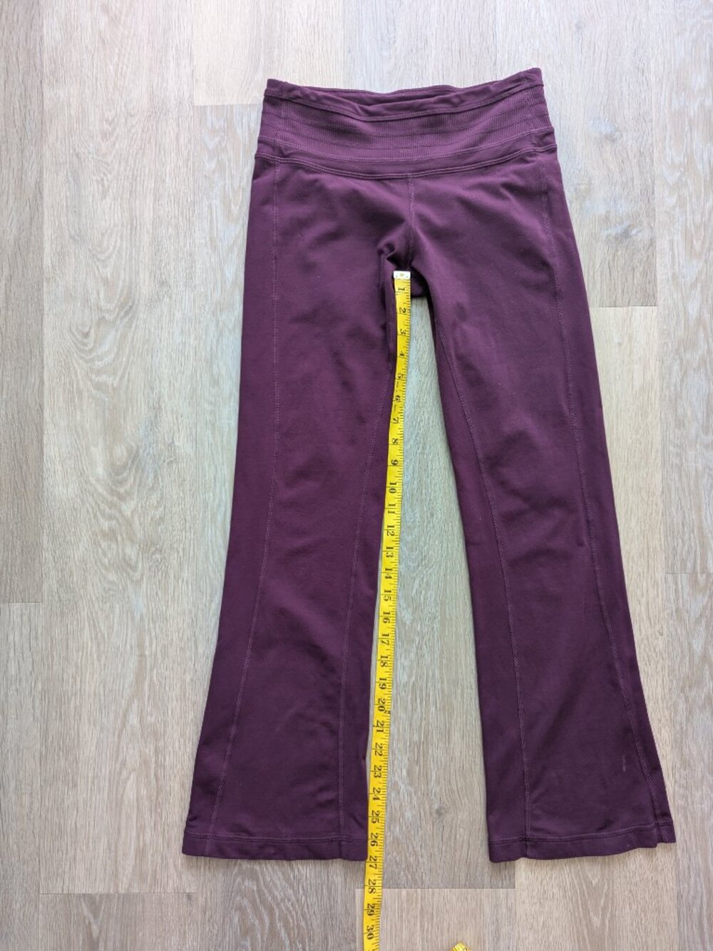 Prana Fit and Flare Sweatpants, Small Petite, Purple Pants - Picture 8 of 9